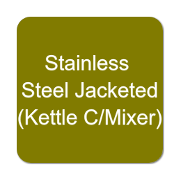 S.Steel Jacketed (Kettle with Mixer)