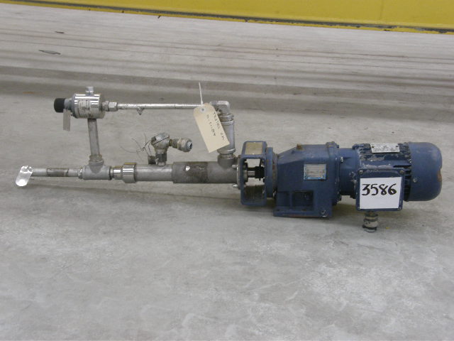 Helical Rotor Pump, Seepex, IN: 30mm Dia, OUT: 15mm Dia