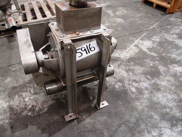 Drop Through Rotary Valve, IN: 220mm L x 120mm W, OUT: 220mm L x 220mm W