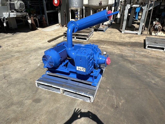 Positive Displacement Rotary Blower, IN/OUT: 150mm Dia