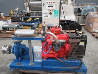 Diesel Fire Figting Centrifugal Pump, Aqua  Plus, P80-20--S30, IN: 100mm Dia, OUT: 65mm Dia, 