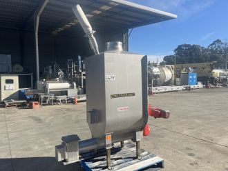 Powder Hopper Screw Auger, 800mm L x 750mmW x 1200mmH