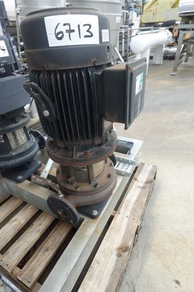 Multi-Stage Centrifugal Pump, Grundfos,TP65-460/2 A-F-B-BQQE, In/Out Dia: 65mm
