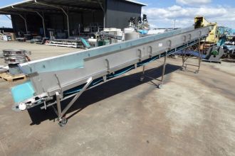 Flat Belt Conveyor, Pro-Ali, 600mm W x 7250mm L x 1800mm H