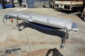 Flat Belt Conveyor, 340mm W x 2750mm L x 700mm