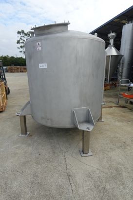 Vertical Stainless-Steel Storage Tank