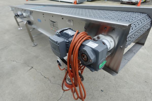 Intralox Belt Conveyor, Contech, 4000mm L x 460mm W x 1000mm H