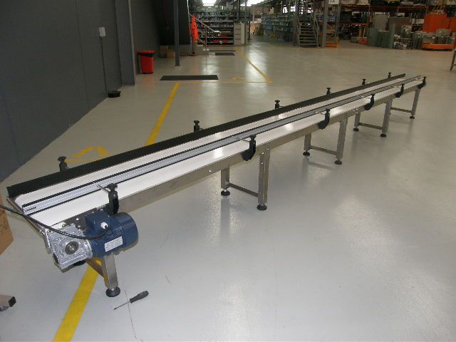 Flat Belt Conveyor 400mm x 6000mm