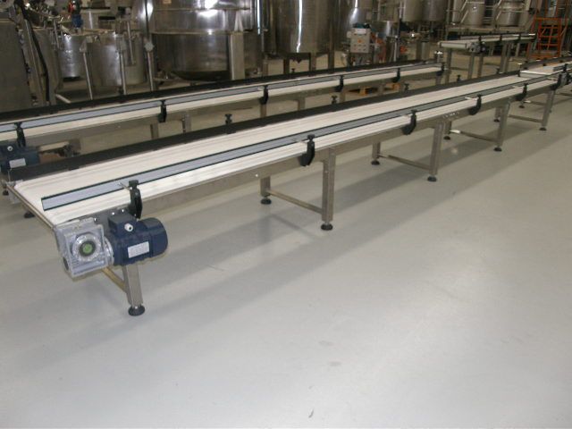 Flat Belt Conveyor 600mm x 6000mm