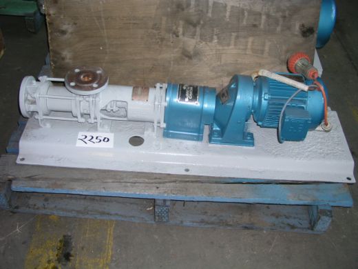 Helical Rotor Pump, Mono, IN/OUT: 40mm Dia