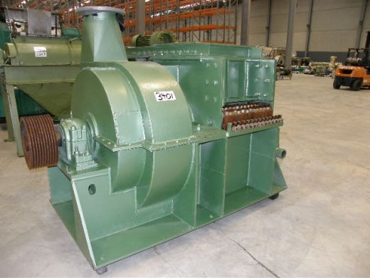 Shredder Mill, Montogomery Ind, 750mm Dia x 600mm L x 500mmW