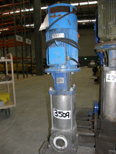 Multistage Pump, Lowara, IN/OUT: 75mm Dia