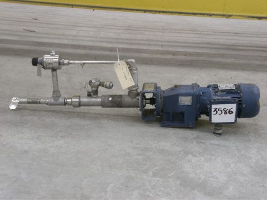 Helical Rotor Pump, Seepex, IN: 30mm Dia, OUT: 15mm Dia