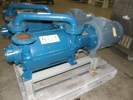 Liquid Ring Vacuum Pump, Dynavac, IN/OUT: 50mm Dia