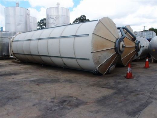 Silo (Mild Steel), 50Cu Mtr, 2,600mm Dia x 10,600mm H