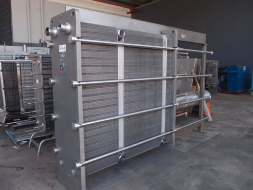 Plate Heat Exchanger, APV, RKS16/6, 485mm W x 1700mm H