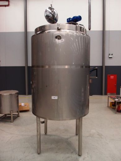 Stainless Steel Jacketed Mixing Tank, Capacity: 6,000Lt