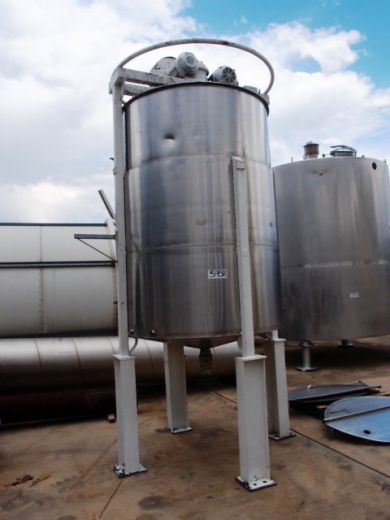 Stainless Steel Jacketed Mixing Tank, Capacity: 4,000Lt