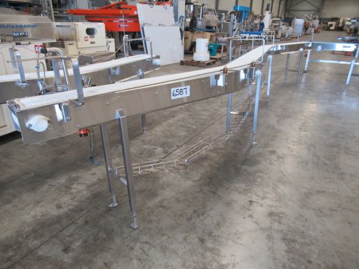 Plastic Intralox Belt Conveyor, 5750mm L x 250mm W