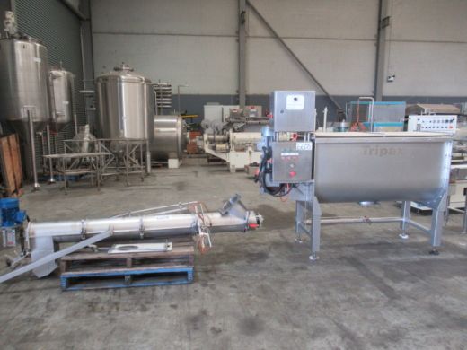 Twin Ribbon Blender: Capacity: 450Lt