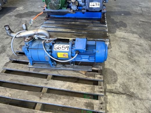 Liquid Ring Vacuum Pump, Pompe Travaini, TRHE40-110/C-M/GH, IN/OUT: 50mm Dia