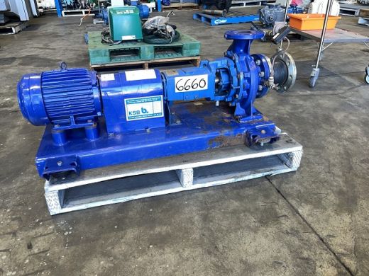Mild Steel Centrifugal Pump, KSB Ajax, M65-200/04, IN: 100mm Dia, OUT: 65mm Dia