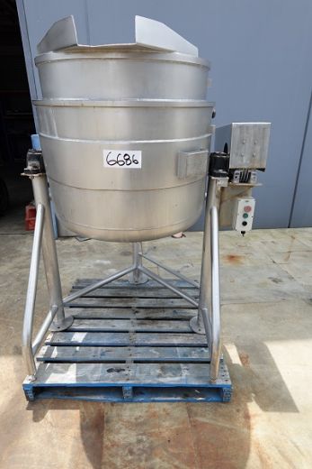 Stainless Steel Jacketed Kettle, C.P Engineering, 300Lt, 820mm Dia x 850mm H