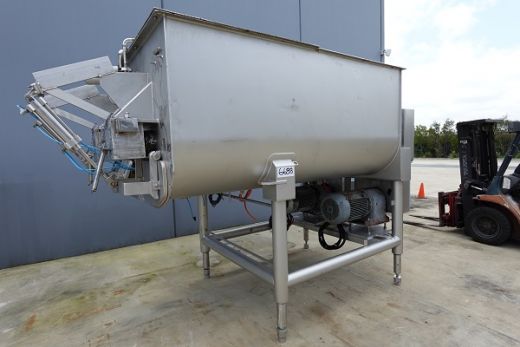 Ribbon Blender, Mackies, 2000 Lt, 2350mm L x 1610mm W x 1080mm H