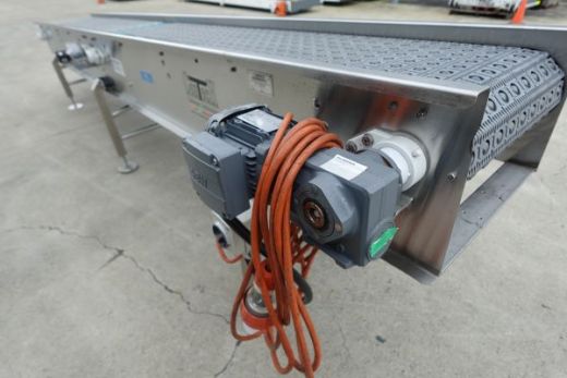 Intralox Belt Conveyor, Contech, 4000mm L x 460mm W x 1000mm H
