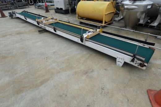 Belt Conveyor, 8040mm L x 555mm W 