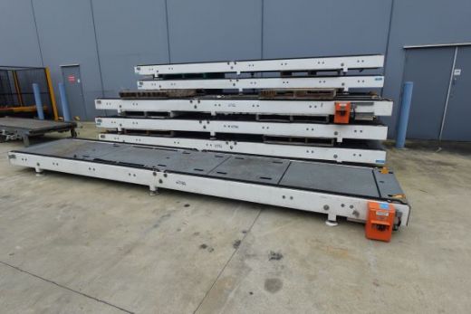 Pallet Chain Conveyor, 5670mm L x 1070mm W x 360mm H
