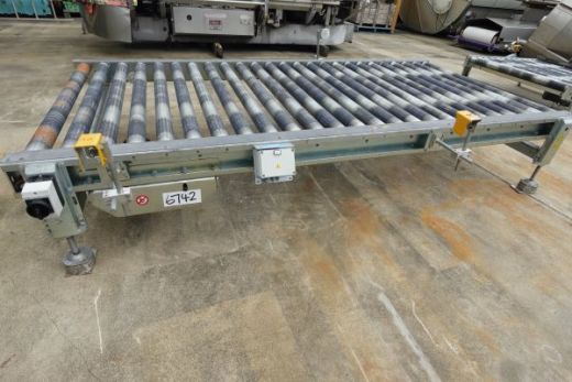 Pallet Roller Conveyor, 3000mm L x 1550mm W x 450mm H
