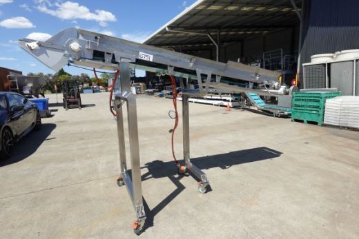 Flat Belt Conveyor, Proali, 460mm W x 3200mm L x 2000mm H
