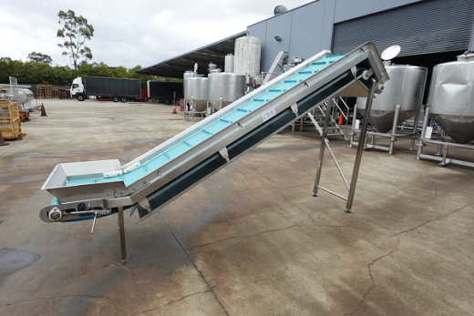 Conveyor, Belt (Incline), PROALI, 610mm W x 3650mm L x 1600mm H