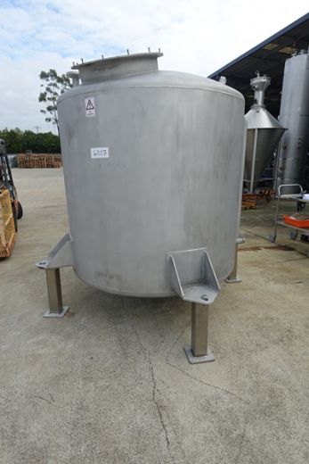 Vertical Stainless-Steel Storage Tank